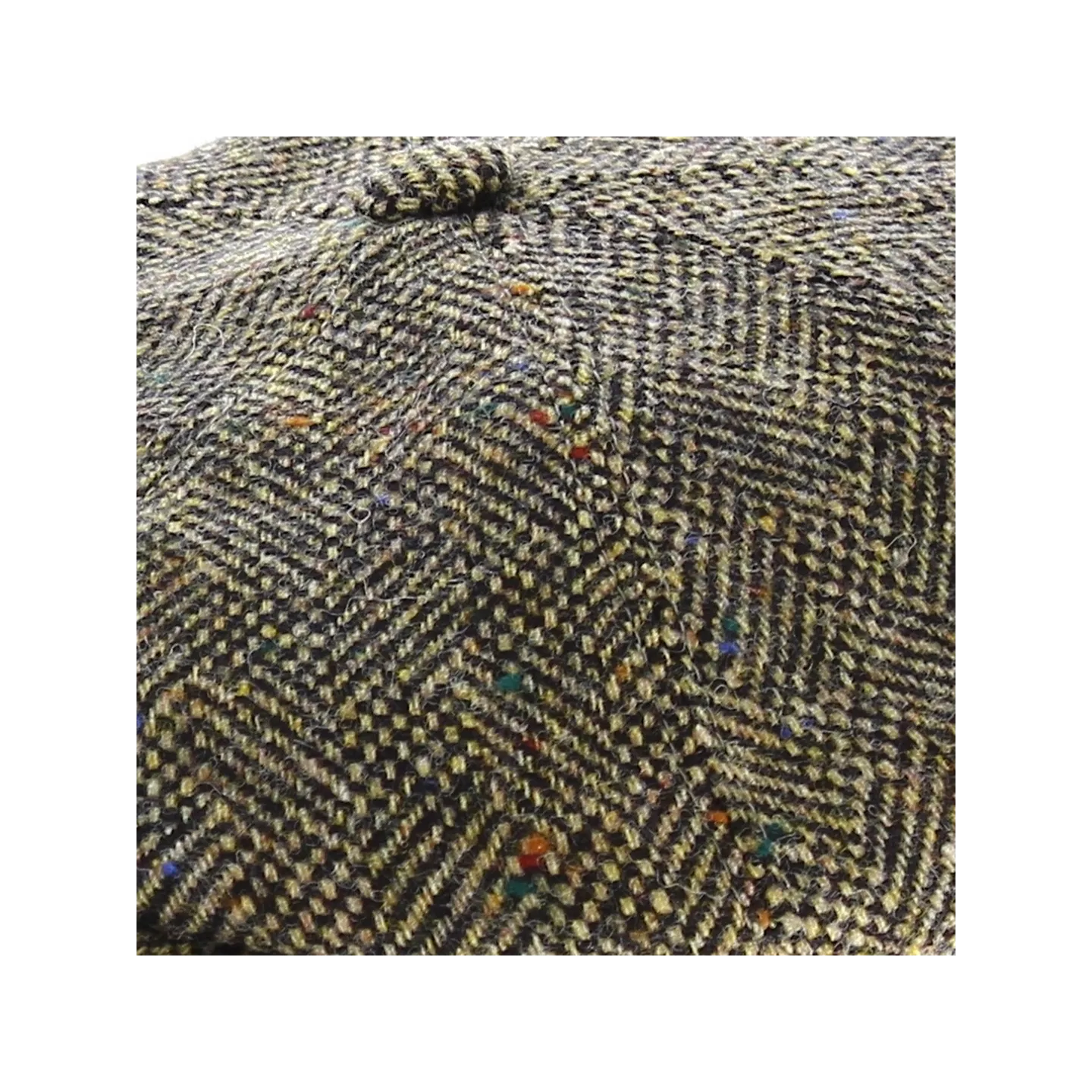 Arnold Chevron Cap - Heathered Brown & Beige - Traclet Reference: 16975| Traclet Hat Shop