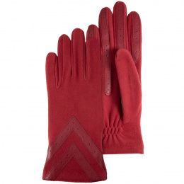 Women's Recycled Fleece Glove Red - Isotoner