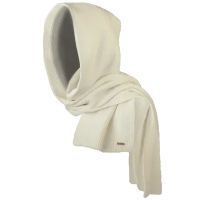 Echarpe avec Capuche Karlini Crème - Barts