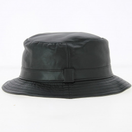 Chapeau bob cuir Noir - Traclet