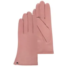 Gants Femme Cuir Doublé Soie Rose Poudré - Isotoner  Reference : 16994 | Chapellerie Traclet