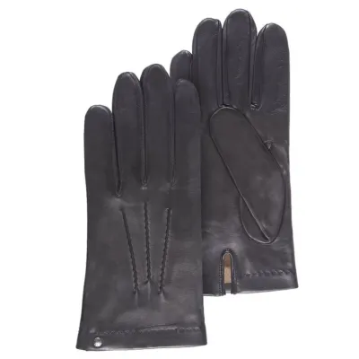 Gant Homme Cuir Doublés Soie - Isotoner