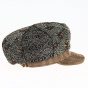Cap Gavroche Océane Patchwork Taupe - Crambes