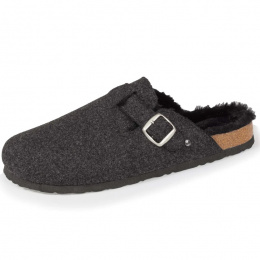 Men's Mules Slippers Grey Mottled - Isotoner