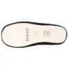 Chaussons Ballerines Femme Nœud Noir  - Isotoner  - Boutique Traclet Reference : 17020| Chapellerie Traclet