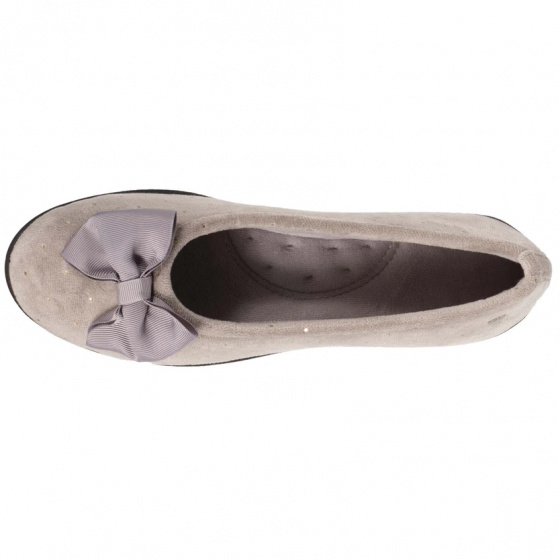 Women's Ballet Flats with EVERYWEAR™ Sole Golden Dots - Isotoner