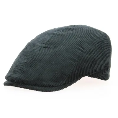 Daffy cap in black velvet - Traclet
