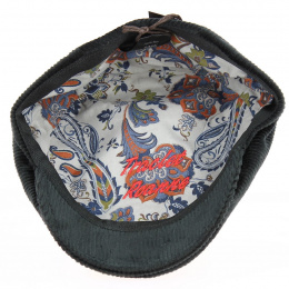 Daffy cap in black velvet - Traclet