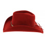Red Wool Felt Cowboy Hat - Traclet