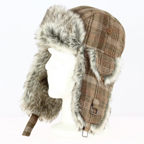 Russische Trapper Mütze - Warme Bomberhut Mit Kunstpelz