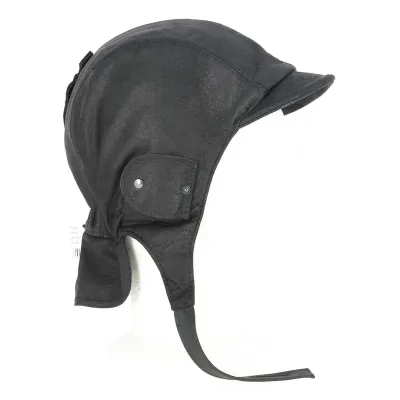 Casque auto Cuir Noir - Traclet