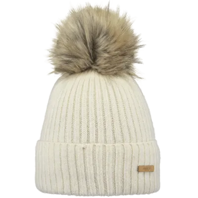 Augusti cream pom-pom hat - Barts