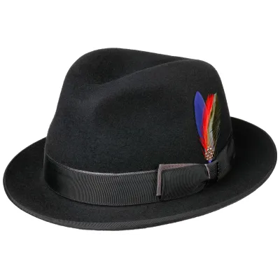 Hat Player Sandata Felt Wool Black - Stetson