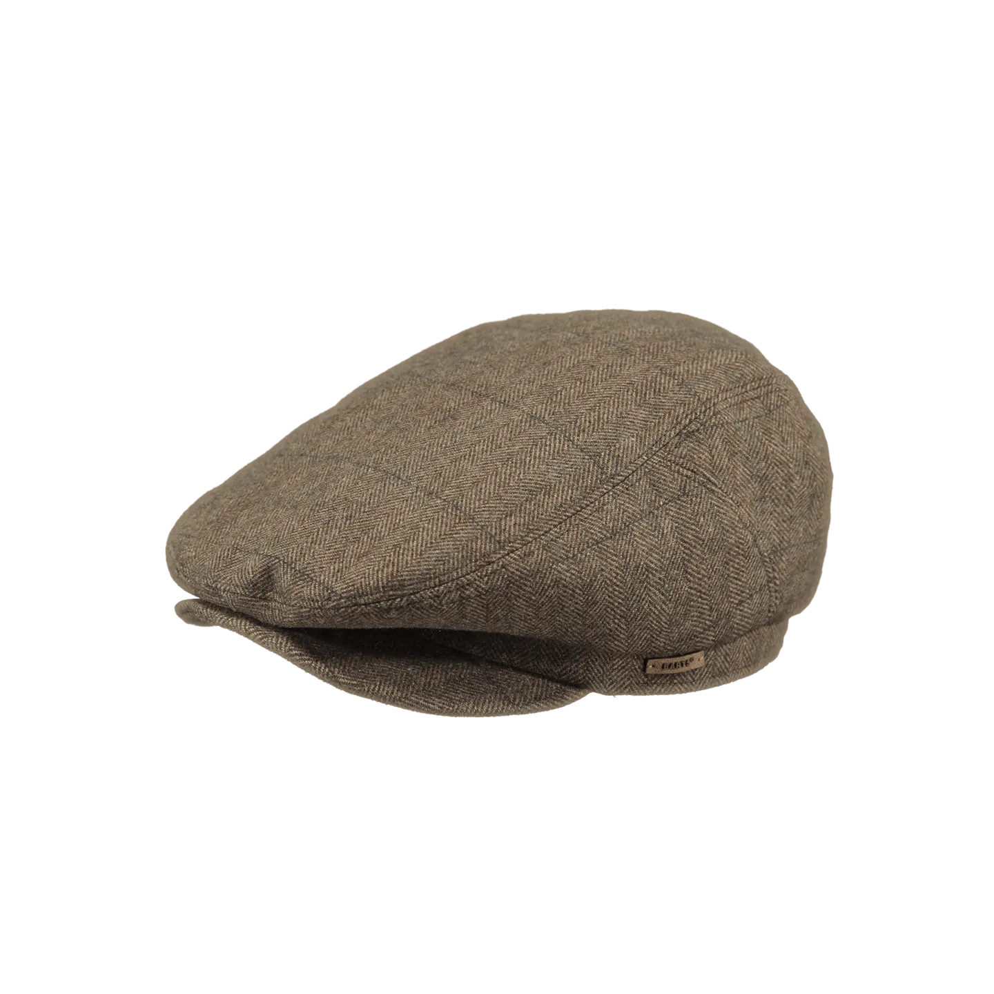 Oslo Flat Cap Chevron Brown Wool - Barts