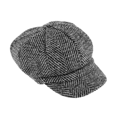 Cap Gavroche Chevrons Black - Traclet