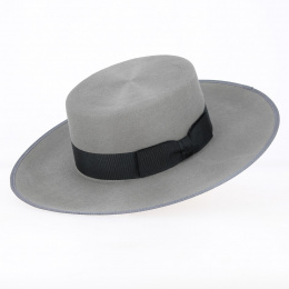 Cordobes Hat Grey Felt Hair with bow