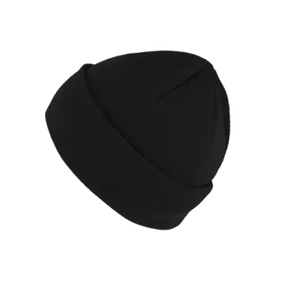 Bonnet Revers Jumper Laine Mérinos Noir - Traclet