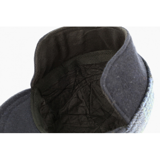 Aoste Patchwork Baseball Cap with Ear Flaps - Traclet