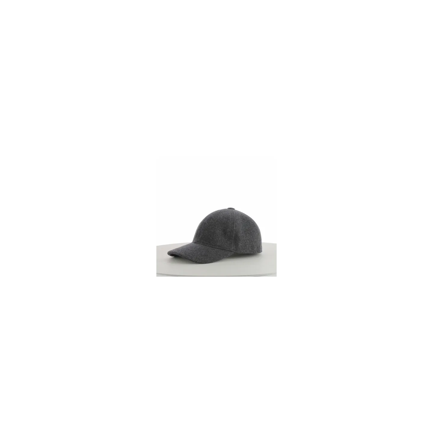 Anthracite Grey Baseball Cap made in France