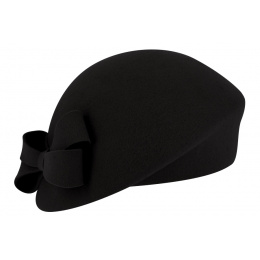 Black Woolen Beret - Traclet