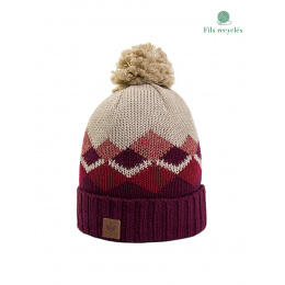 Pompon hat Abiso Bordeaux - Pipolaki