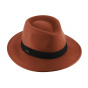 Fedora Verona Hat Felt Wool Rust - Traclet