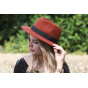 Fedora Hat Verona Wool Felt Rust - Traclet