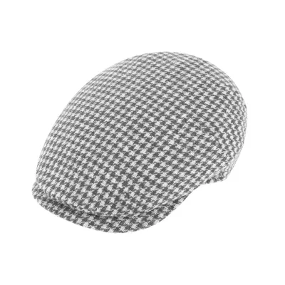 Light Gray Bolzano Flat Cap - Traclet Reference: 17137 | Traclet Hat Shop