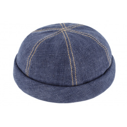 Docker Cooper Linen Blue Traclet Beanie