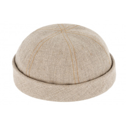 Docker Cooper Beige Linen Hat - Traclet