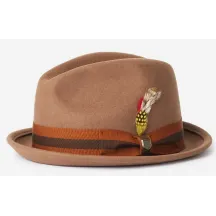 Chapeau Trilby Gain Feutre Laine Camel - Brixton