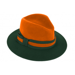 Traveller Balestra Two-Tone Felt Hat - Traclet