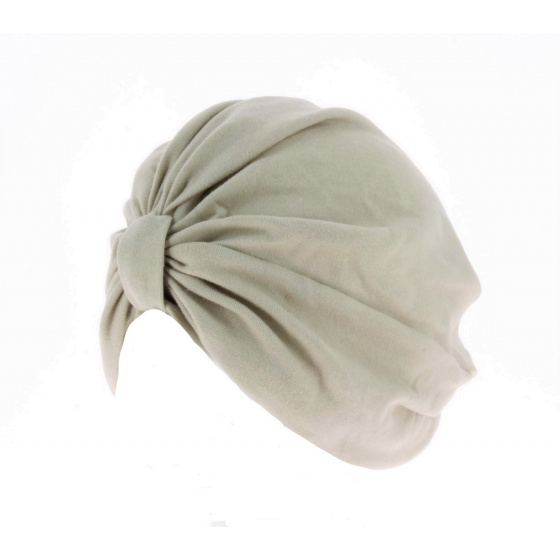Sophie Chemotherapy Turban Cotton Beige - Traclet