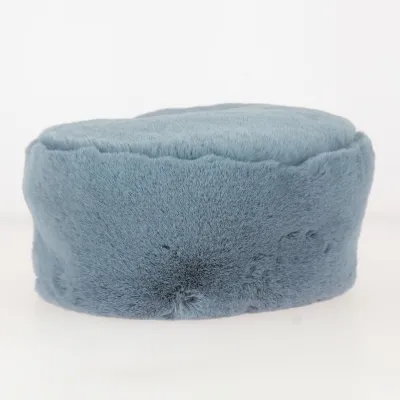 Toque Femme Fausse fourrure Bleu - Traclet