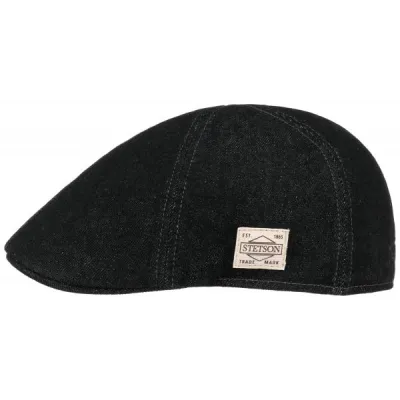 Casquette Texas Leeds Denim Noir Coton - Stetson