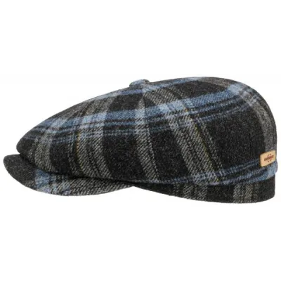 Casquette Hatteras Shadow Laine Noire & Bleue - Stetson Reference : 17171| Chapellerie Traclet
