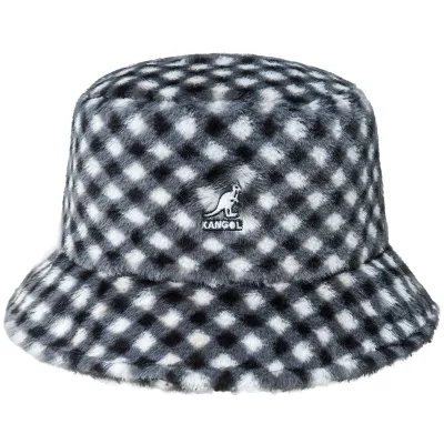 Bob fausse fourrure Noir & Blanc - Kangol