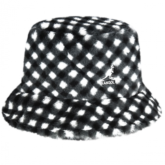 Bob fausse fourrure Noir & Blanc - Kangol