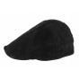 Ducky Black Leather Cap - Aussie Apparel