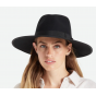 Jo Rancher Black Wool Felt Fedora Hat - Brixton
