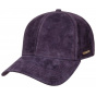 Stetson Plum Leather Louisville Baseball Cap