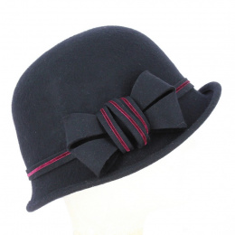 Chapeau femme cloche doriane Marine