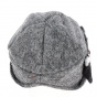 Grey woolen hat with bow - Traclet