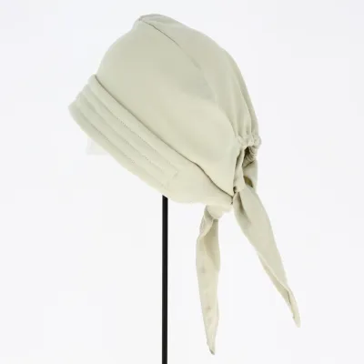 Turban Scarf Chemotherapy Cotton Beige - Traclet