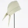 Turban Foulard Chimiothérapie Coton Beige - Traclet