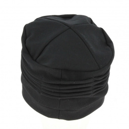 Black cotton chemotherapy cap - Traclet