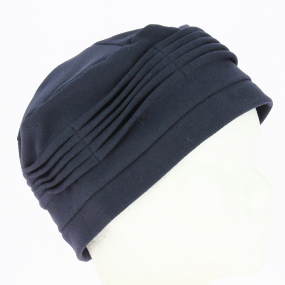 Toque Chimiothérapie Cotton marine - Traclet