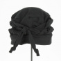 Black Cotton Twisted Chemotherapy Cap - Traclet
