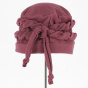 Toque Chemotherapy Twisted Cotton Plum - Traclet