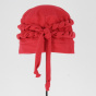 Red Cotton Twist Chemotherapy Cap - Traclet